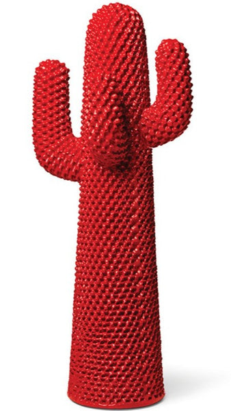 Red Cactus Coat Stand